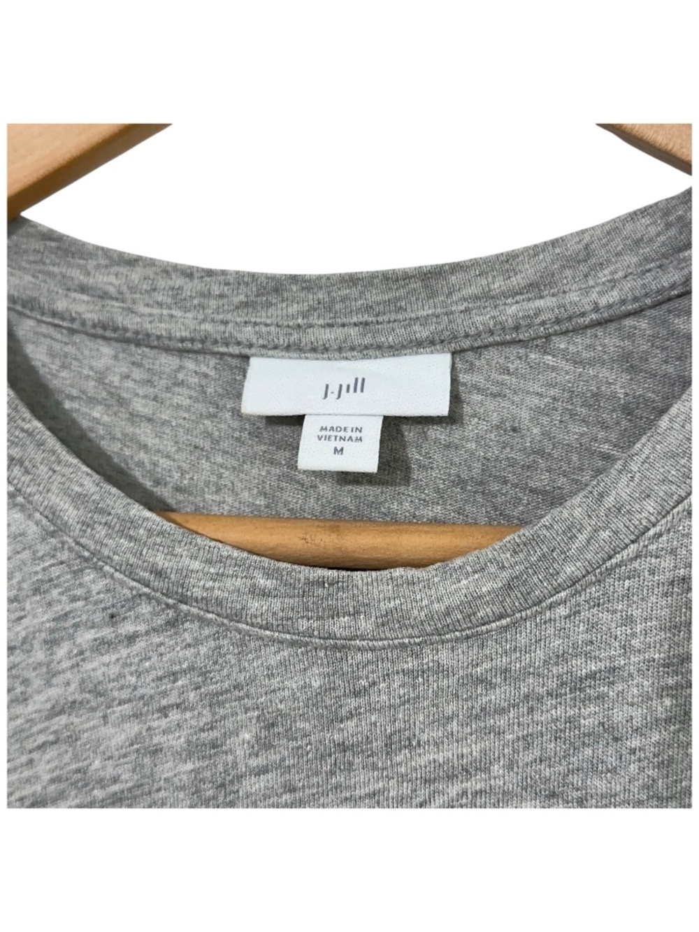 J Jill Womens Linen Blend Tshirt Size Med Autumn Casual - Picture 4 of 6